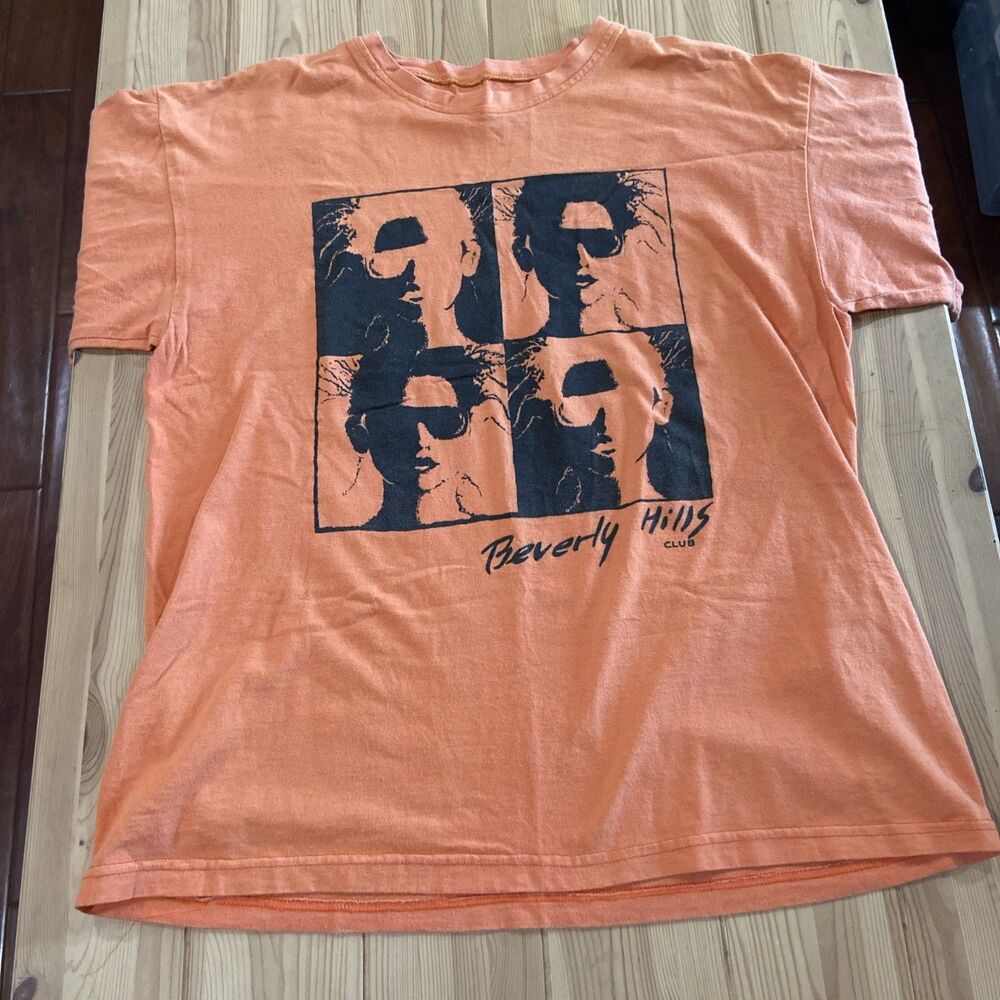 Vintage 80s 90s Beverly Hills Club Shirt Pop Art XL?